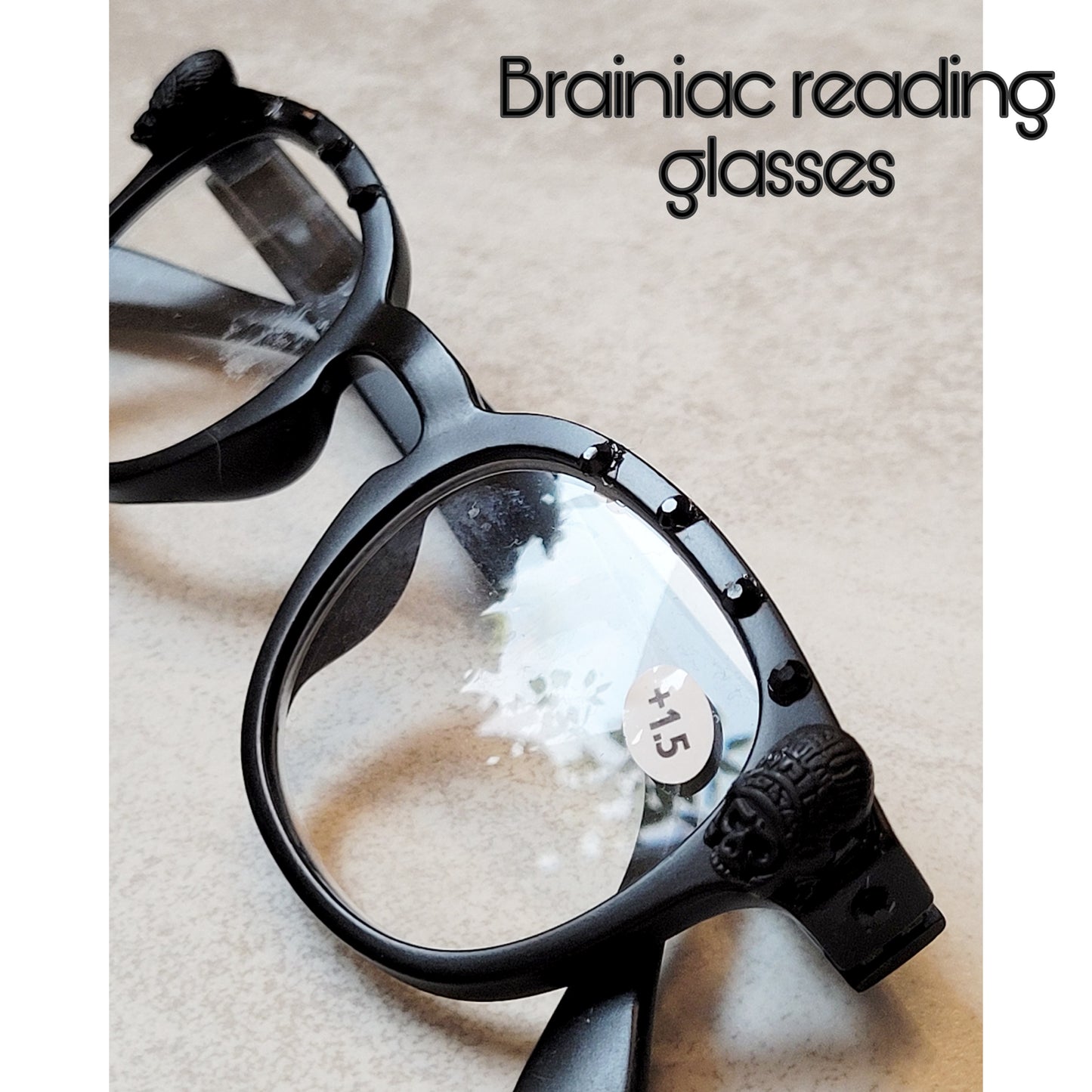 The Brainiac reading glasses, limited edition unisex model (+1,5)